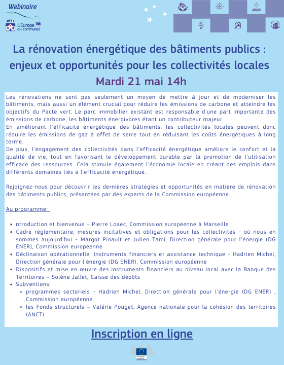 21 mai 2024 webinaire La rénovation énergétique des bâtiments